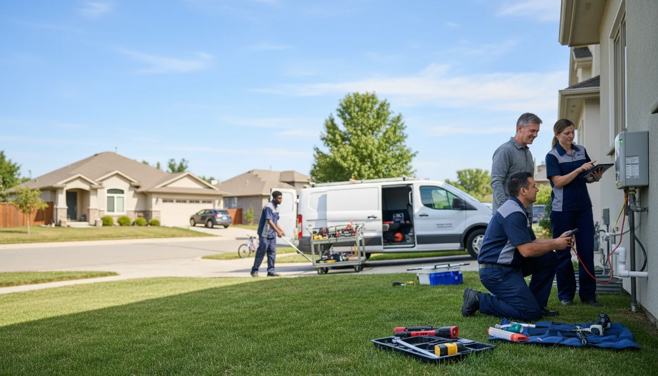 Tankless water heater service in Tyndall, SD
